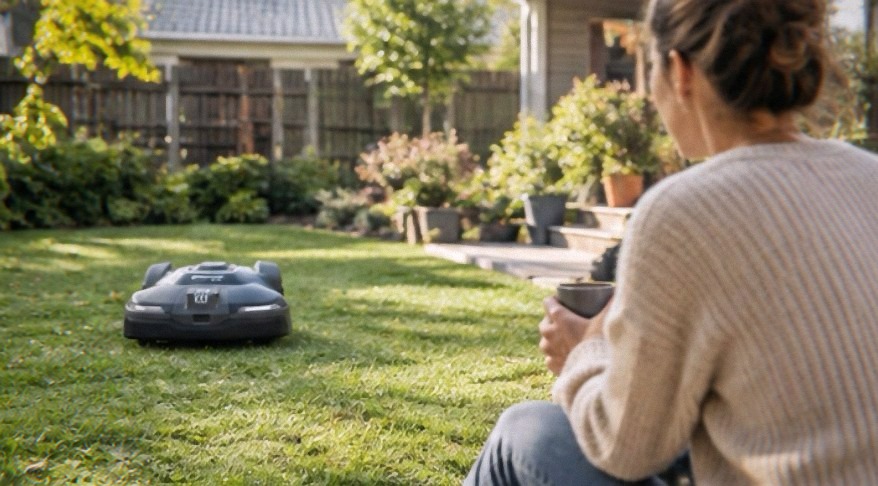 Husqvarna 410iQ wire-free robot lawn mower