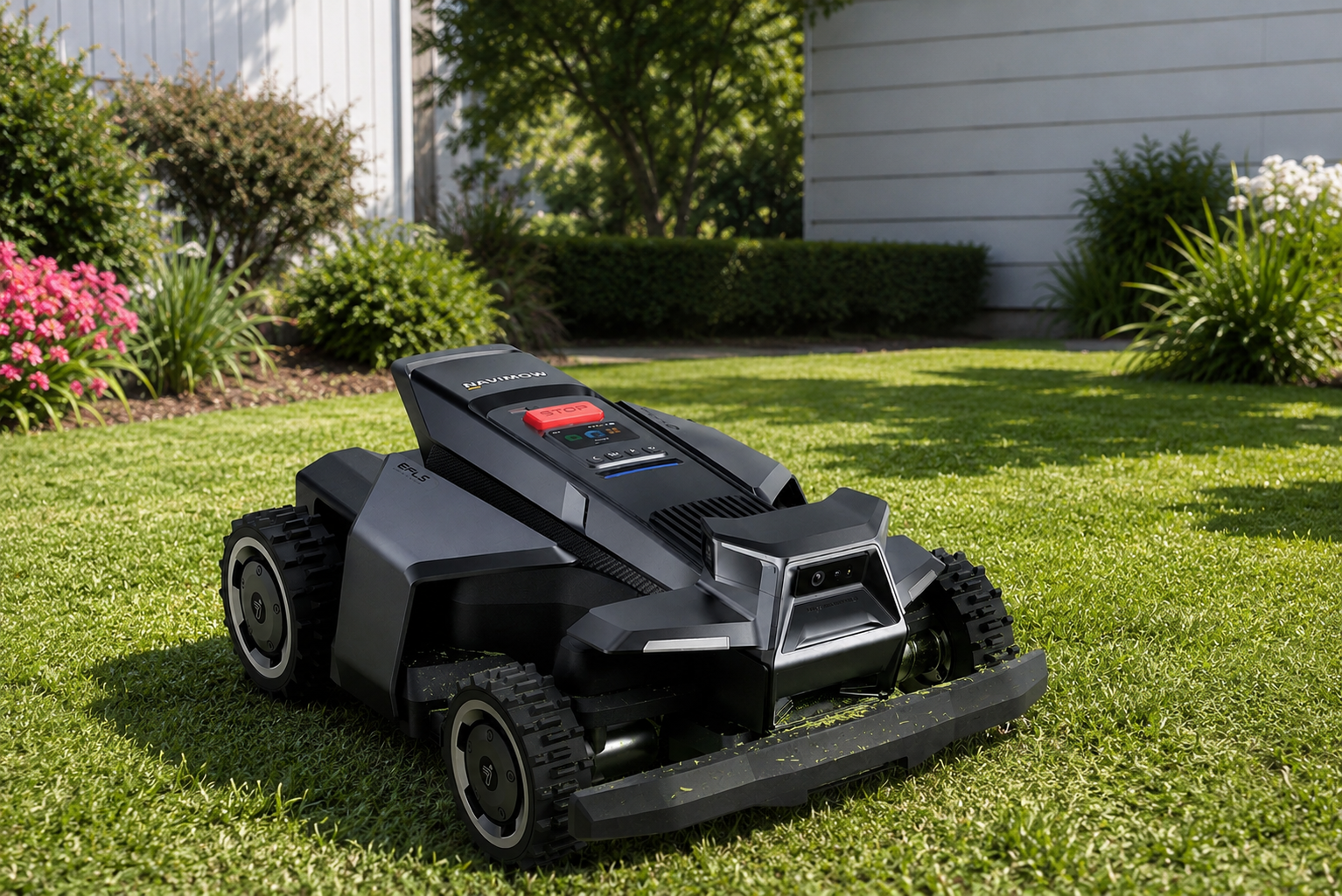 HoloScope Dual-LiDAR mapping a complex shaded yard