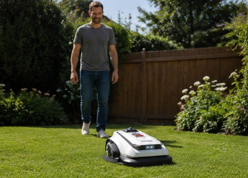 AI obstacle avoidance in a real family yard